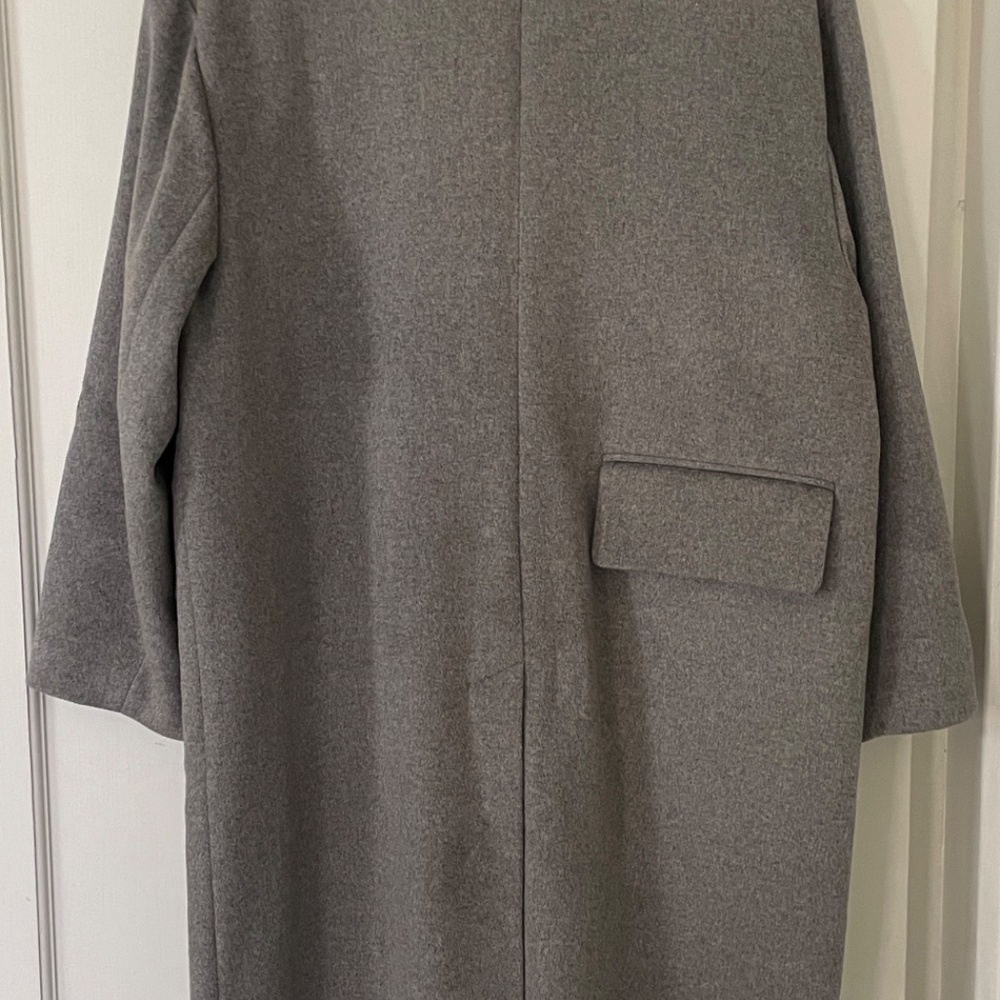 Banana Republic Gray Pea Coat - Picture 2 of 3
